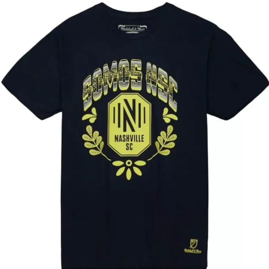 Men Mitchell & Ness T-Shirts & Tops-Serape Tee Nashville Sc