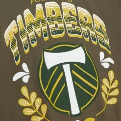 Men Mitchell & Ness T-Shirts & Tops-Serape Tee Portland Timbers