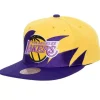 Mitchell & Ness Snapback-Sharktooth Snapback Hwc Los Angeles Lakers