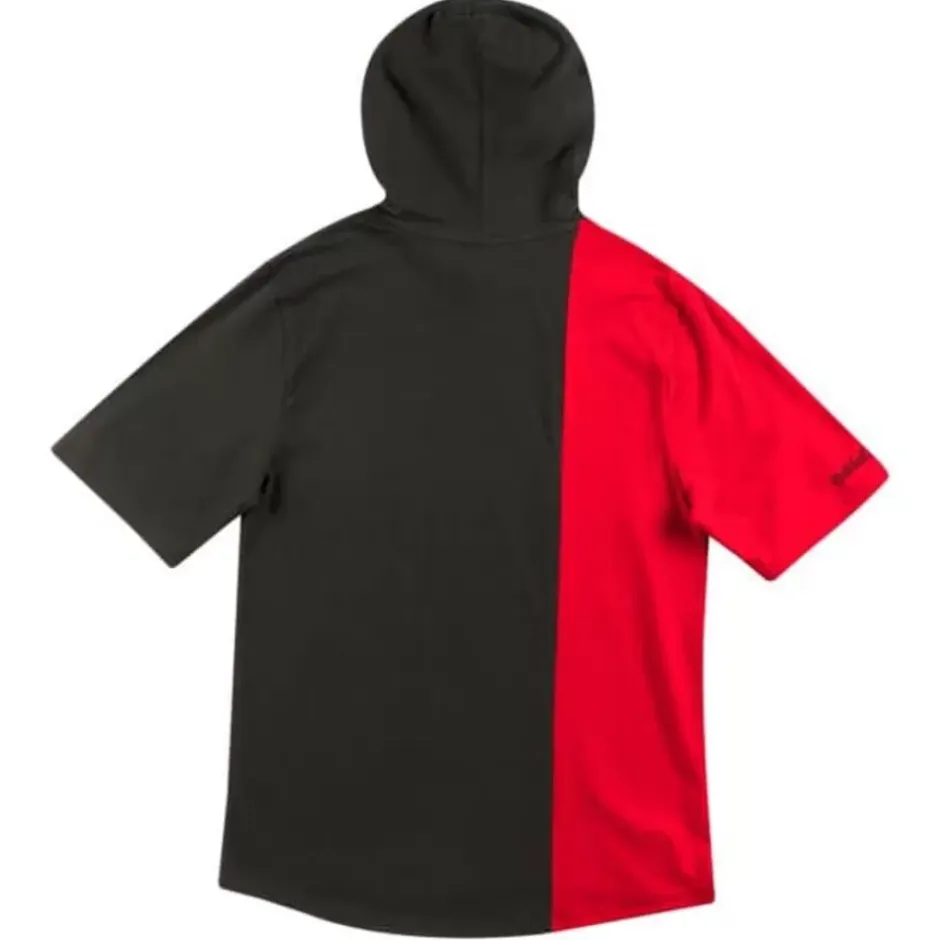 Men Mitchell & Ness T-Shirts & Tops-Short Sleeve Split Hoodie D.C. United