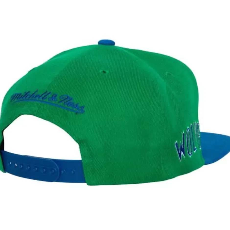 Mitchell & Ness Snapback-Side Core 2.0 Snapback Hwc Minnesota Timberwolves