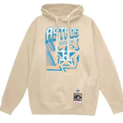 Men Mitchell & Ness Hoodies & Sweatshirts-Sidewalk Sketch Hoodie Houston Astros