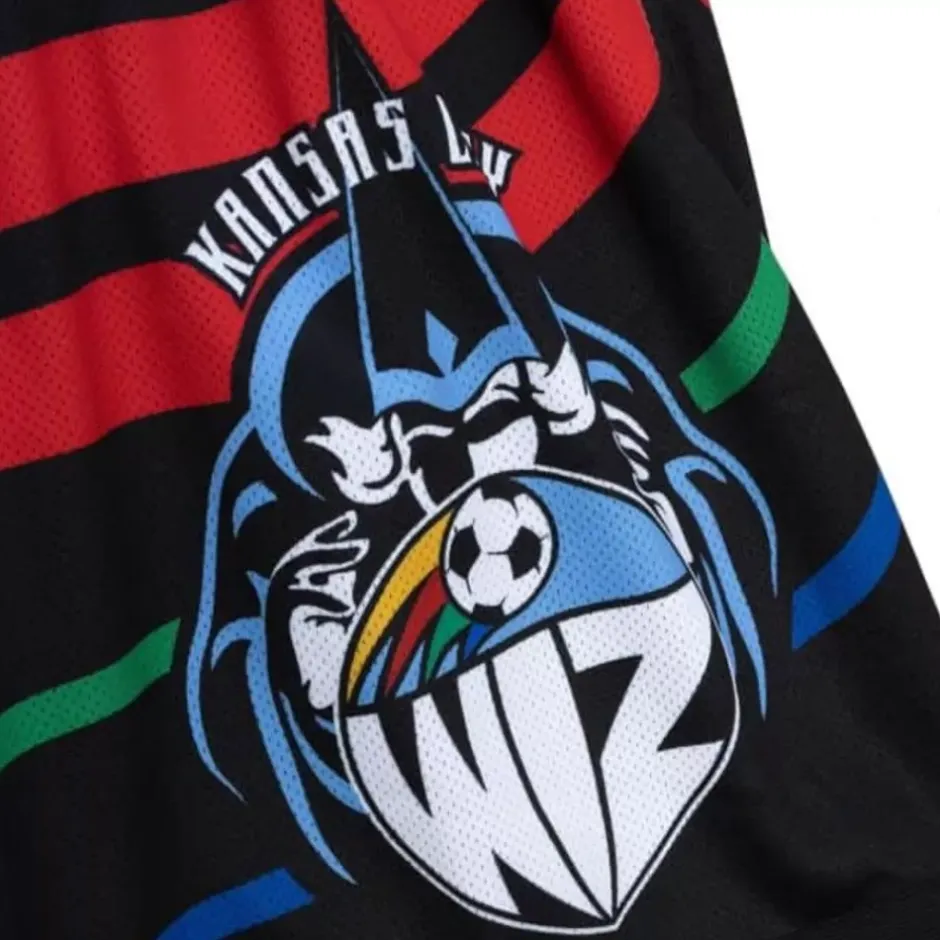 Men Mitchell & Ness Shorts-Since 96 2.0 Sublimated Mesh Shorts Kansas City Wiz