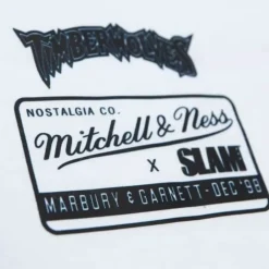 Men Mitchell & Ness T-Shirts & Tops-Slam Cover Minnesota Timberwolves