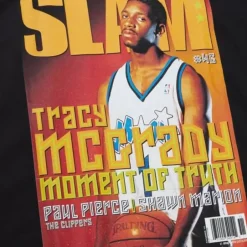 Men Mitchell & Ness T-Shirts & Tops-Slam Cover Orlando Magic Tracy Mcgrady