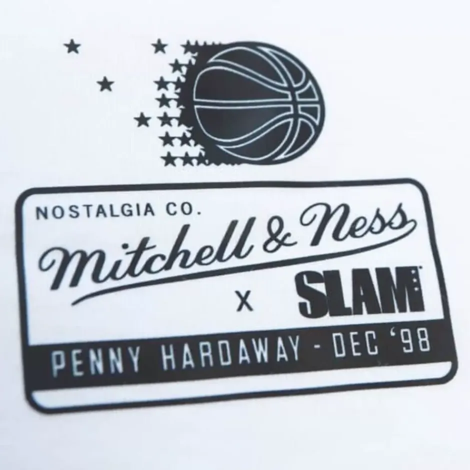 Men Mitchell & Ness T-Shirts & Tops-Slam Cover Orlando Magic Penny Hardaway