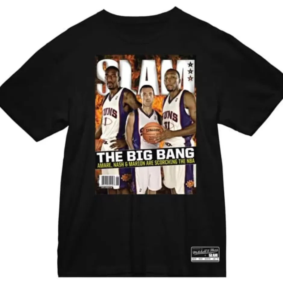 Men Mitchell & Ness T-Shirts & Tops-Slam Cover Phoenix Suns