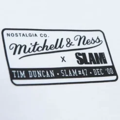 Men Mitchell & Ness T-Shirts & Tops-Slam Cover San Antonio Spurs Tim Duncan