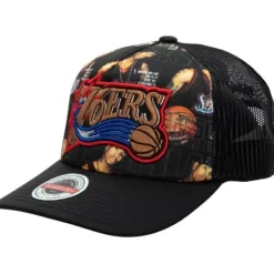 Mitchell & Ness Snapback-Slam Repeat Trucker Snapback Hwc Philadelphia 76Ers Allen Iverson