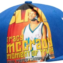 Mitchell & Ness Snapback-Slam Side Cropped Snapback Hwc Orlando Magic Tracy Mcgrady