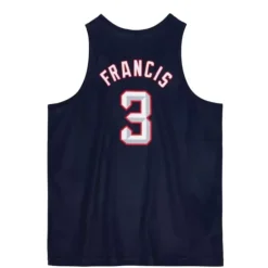 Men Mitchell & Ness T-Shirts & Tops-Slam Sublimated Tank Houston Rockets Steve Francis