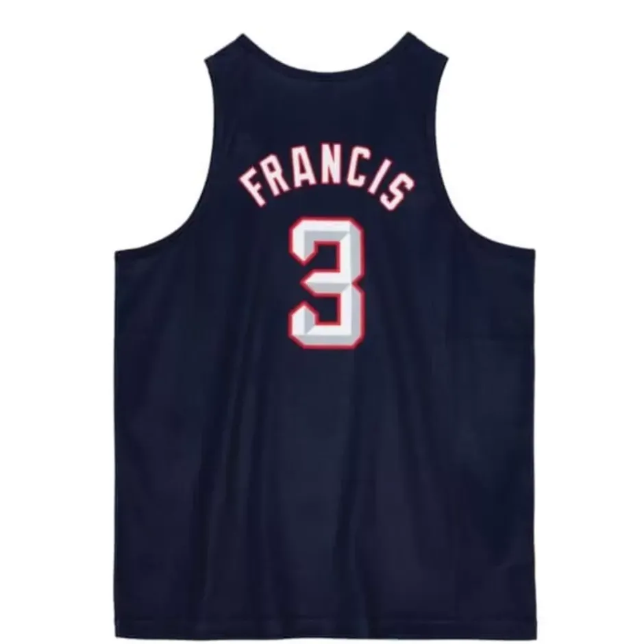 Men Mitchell & Ness T-Shirts & Tops-Slam Sublimated Tank Houston Rockets Steve Francis