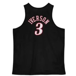 Men Mitchell & Ness T-Shirts & Tops-Slam Sublimated Tank Philadelphia 76Ers Allen Iverson