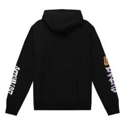 Men Mitchell & Ness Hoodies & Sweatshirts-Slap Sticker Hoodie Los Angeles Lakers