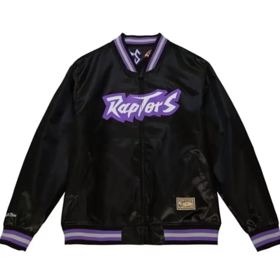 Men Mitchell & Ness Jackets & Outerwear-Slap Sticker Reversible Jacket Toronto Raptors