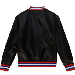 Men Mitchell & Ness Jackets & Outerwear-Slap Sticker Reversible Jacket New York Knicks