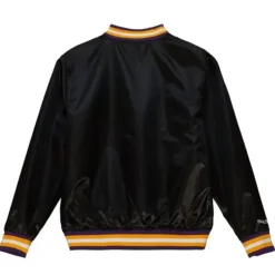 Men Mitchell & Ness Jackets & Outerwear-Slap Sticker Reversible Jacket Los Angeles Lakers