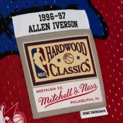 Mitchell & Ness Nba Swingman-Slap Sticker Swingman Allen Iverson Philadelphia 76Ers 1996-97 Jersey