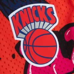 Men Mitchell & Ness Shorts-Slap Sticker Swingman New York Knicks 1991-92 Shorts