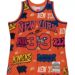 Mitchell & Ness Nba Swingman-Slap Sticker Swingman Patrick Ewing New York Knicks 1991-92 Jersey