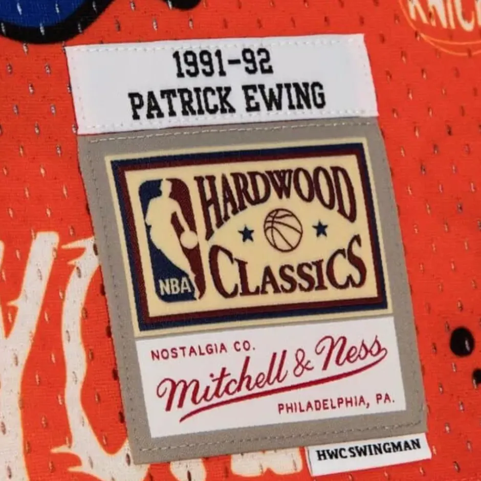 Mitchell & Ness Nba Swingman-Slap Sticker Swingman Patrick Ewing New York Knicks 1991-92 Jersey