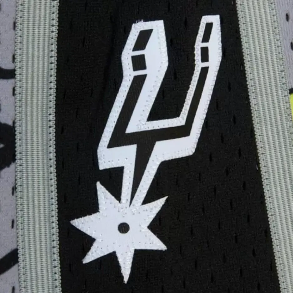 Men Mitchell & Ness Shorts-Slap Sticker Swingman San Antonio Spurs 1998-99 Shorts