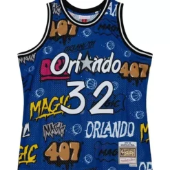 Mitchell & Ness Nba Swingman-Slap Sticker Swingman Shaquille O'Neal Orlando Magic 1994-95 Jersey