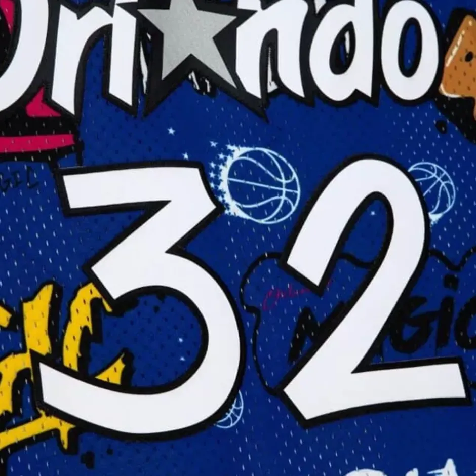 Mitchell & Ness Nba Swingman-Slap Sticker Swingman Shaquille O'Neal Orlando Magic 1994-95 Jersey