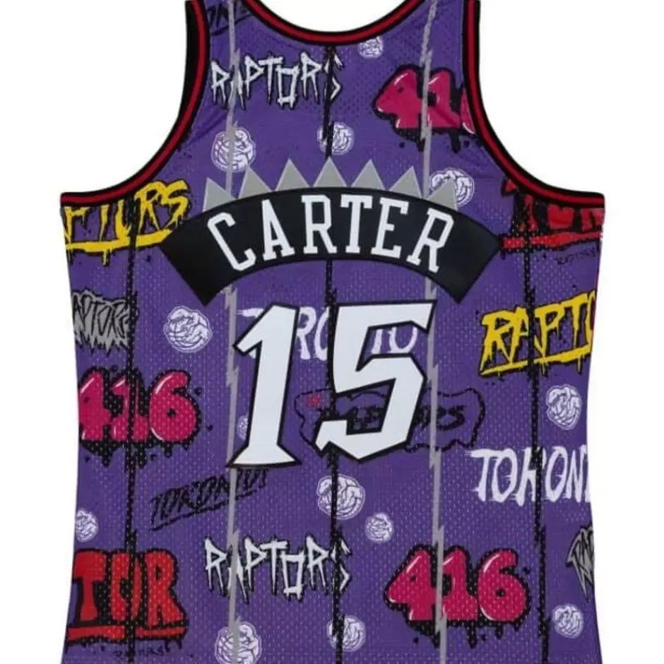 Mitchell & Ness Nba Swingman-Slap Sticker Swingman Vince Carter Toronto Raptors 1998-99 Jersey