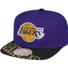 Mitchell & Ness Snapback-Slash Century Snapback Los Angeles Lakers