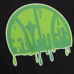 Men Mitchell & Ness T-Shirts & Tops-Slime Drip Tees Seattle Supersonics