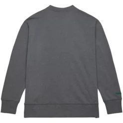 Men Mitchell & Ness Hoodies & Sweatshirts-Snow Washed Fleece Crew New York Jets