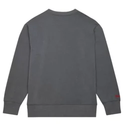 Men Mitchell & Ness Hoodies & Sweatshirts-Snow Washed Fleece Crew San Diego Padres