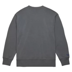 Men Mitchell & Ness Hoodies & Sweatshirts-Snow Washed Fleece Crew Washington Capitals