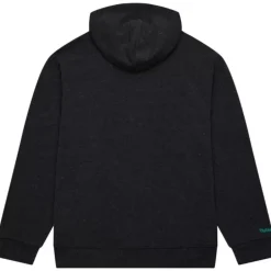 Men Mitchell & Ness Hoodies & Sweatshirts-Snow Washed Fleece Hoodie San Antonio Spurs