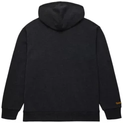 Men Mitchell & Ness Hoodies & Sweatshirts-Snow Washed Fleece Hoodie Los Angeles Lakers