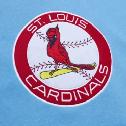 Men Mitchell & Ness Hoodies & Sweatshirts-Snow Washed Fleece Hoodie St. Louis Cardinals