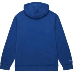Men Mitchell & Ness Hoodies & Sweatshirts-Snow Washed Fleece Hoodie Los Angeles Dodgers