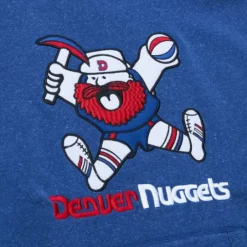 Men Mitchell & Ness Hoodies & Sweatshirts-Snow Washed Fleece Hoodie Denver Nuggets