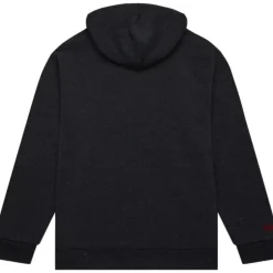 Men Mitchell & Ness Hoodies & Sweatshirts-Snow Washed Fleece Hoodie Philadelphia 76Ers