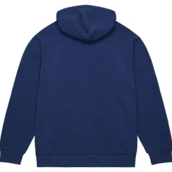 Men Mitchell & Ness Hoodies & Sweatshirts-Snow Washed Fleece Hoodie Vintage Logo Philadelphia Phillies