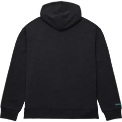 Men Mitchell & Ness Hoodies & Sweatshirts-Snow Washed Fleece Hoodie Vintage Logo Vancouver Grizzlies