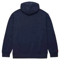 Men Mitchell & Ness Hoodies & Sweatshirts-Snow Washed Fleece Hoodie Houston Rockets