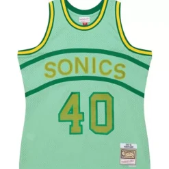Mitchell & Ness Nba Swingman-Space Knit Swingman Shawn Kemp Seattle Supersonics 1994-95 Jersey