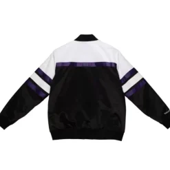Men Mitchell & Ness Jackets & Outerwear-Special Script Heavyweight Satin Jacket Baltimore Ravens
