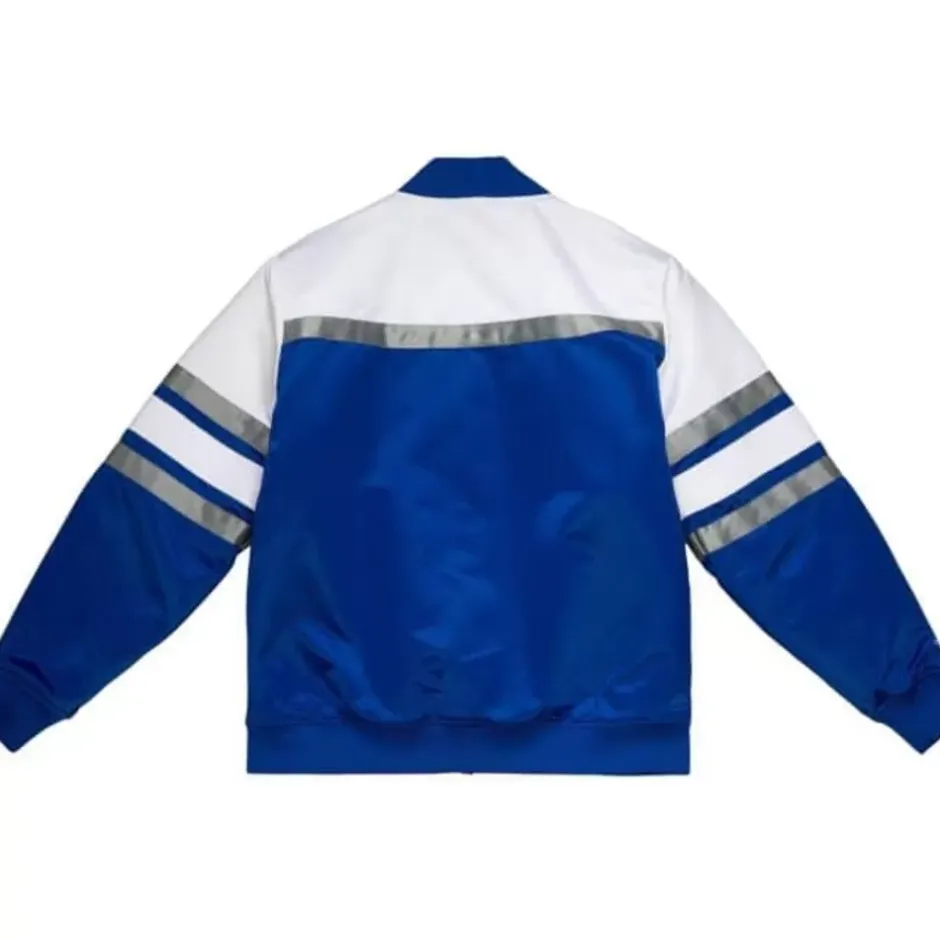 Men Mitchell & Ness Jackets & Outerwear-Special Script Heavyweight Satin Jacket Los Angeles Dodgers