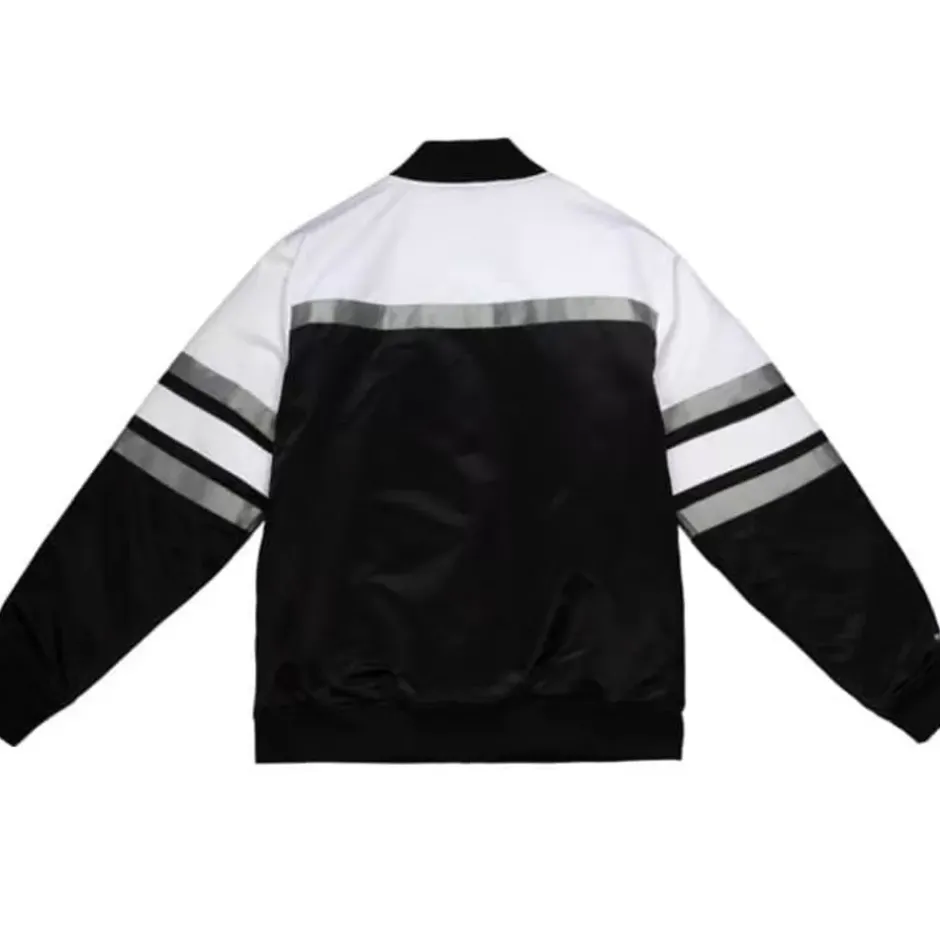 Men Mitchell & Ness Jackets & Outerwear-Special Script Heavyweight Satin Jacket Chicago White Sox
