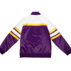 Men Mitchell & Ness Jackets & Outerwear-Special Script Heavyweight Satin Jacket Los Angeles Lakers