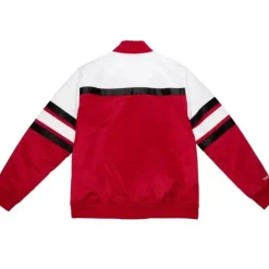 Men Mitchell & Ness Jackets & Outerwear-Special Script Heavyweight Satin Jacket Chicago Bulls