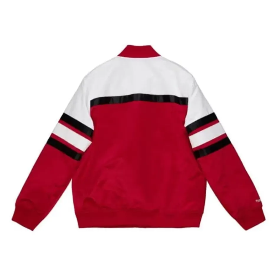 Men Mitchell & Ness Jackets & Outerwear-Special Script Heavyweight Satin Jacket Cincinnati Reds